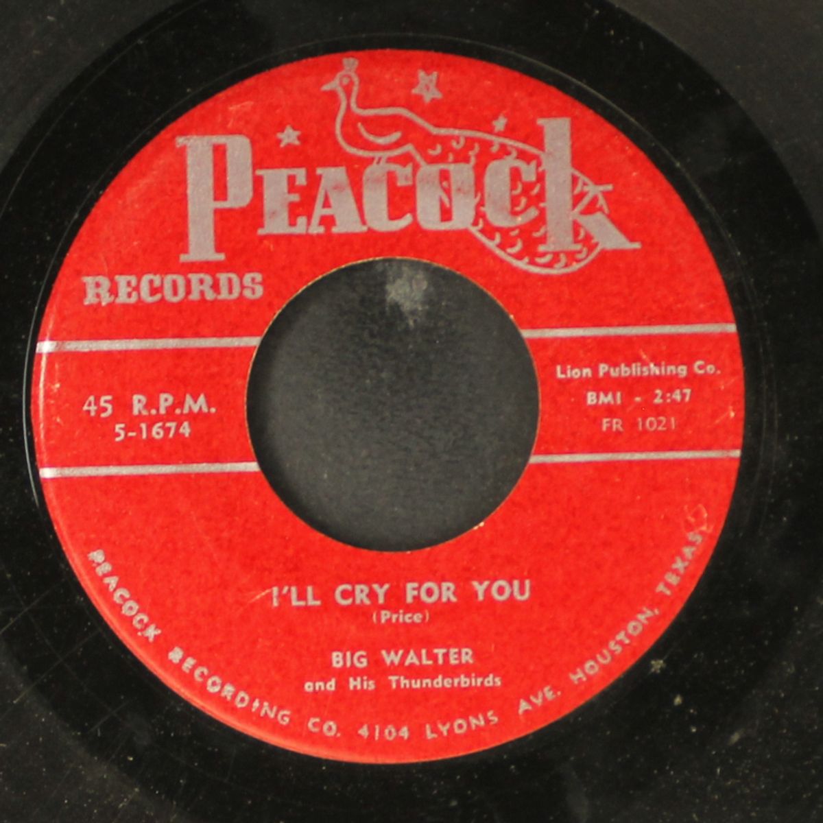 i gotta go / i'll cry for you by BIG WALTER