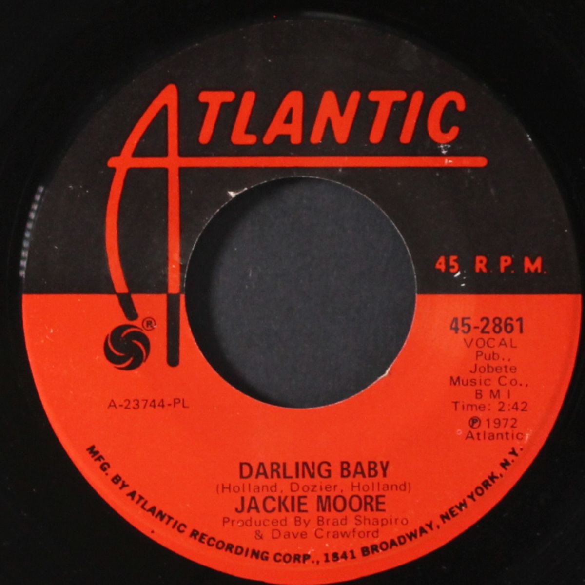 darling baby / something in a look by JACKIE MOORE