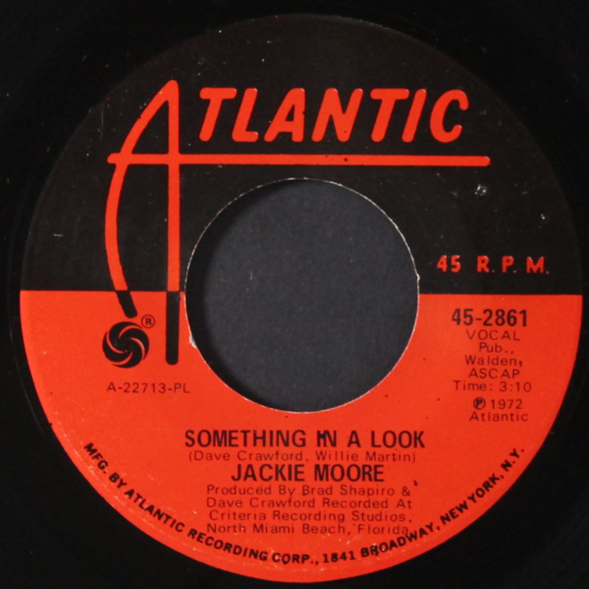 darling baby / something in a look by JACKIE MOORE
