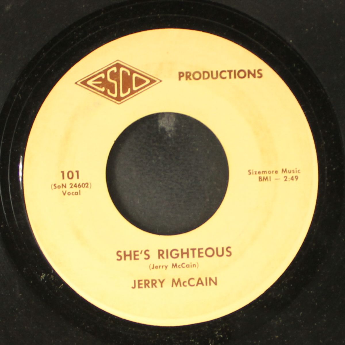 edna / she's righteous by JERRY MCCAIN