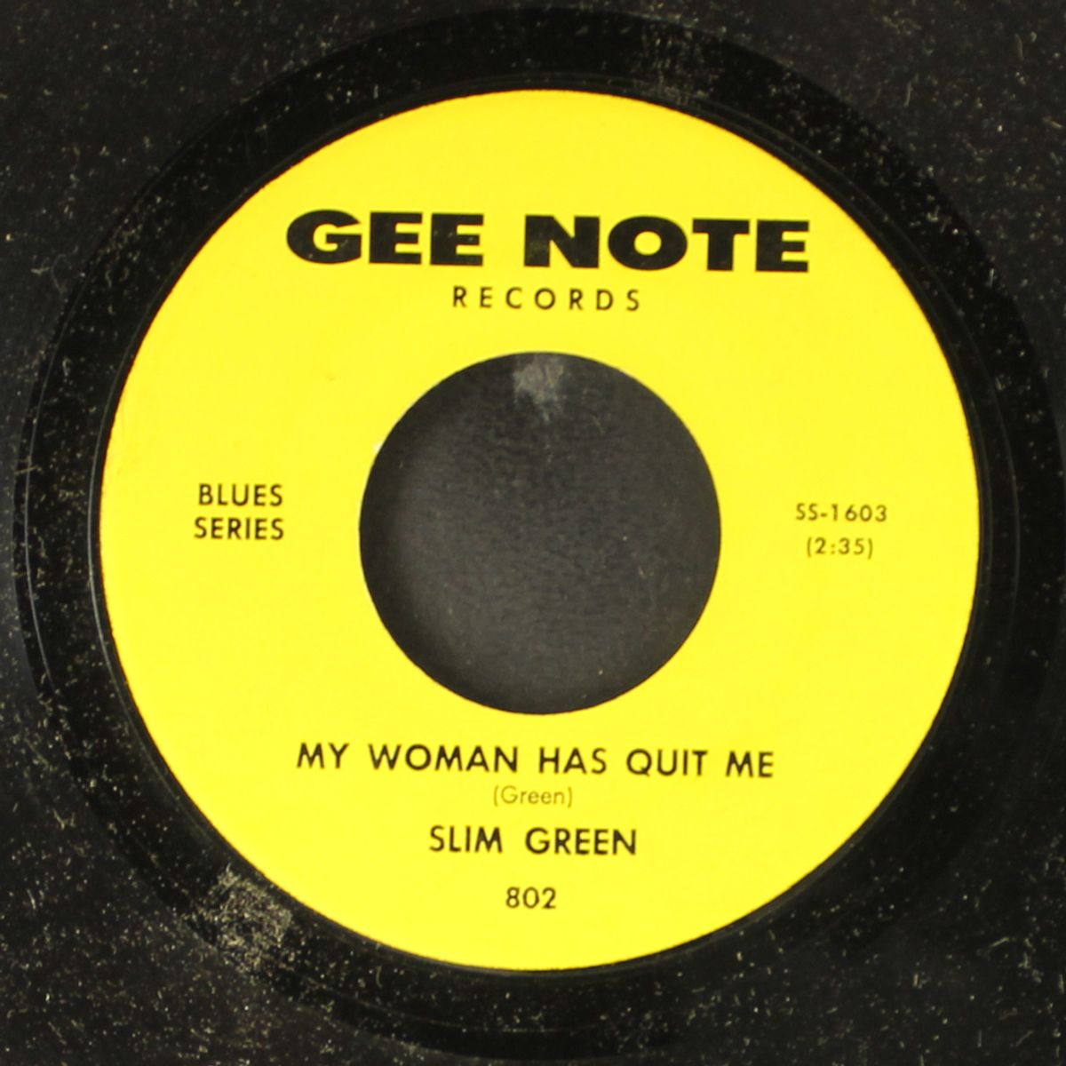 rock the nation / my woman has quit me by SLIM GREEN