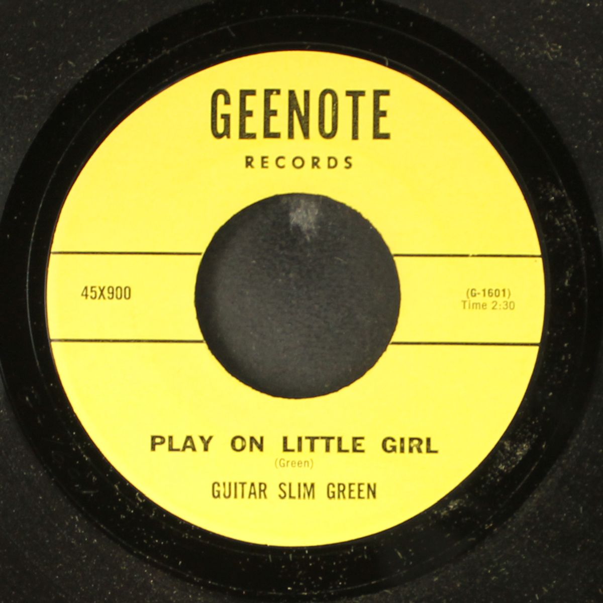 scratch my back / play on little girl by GUITAR SLIM GREEN