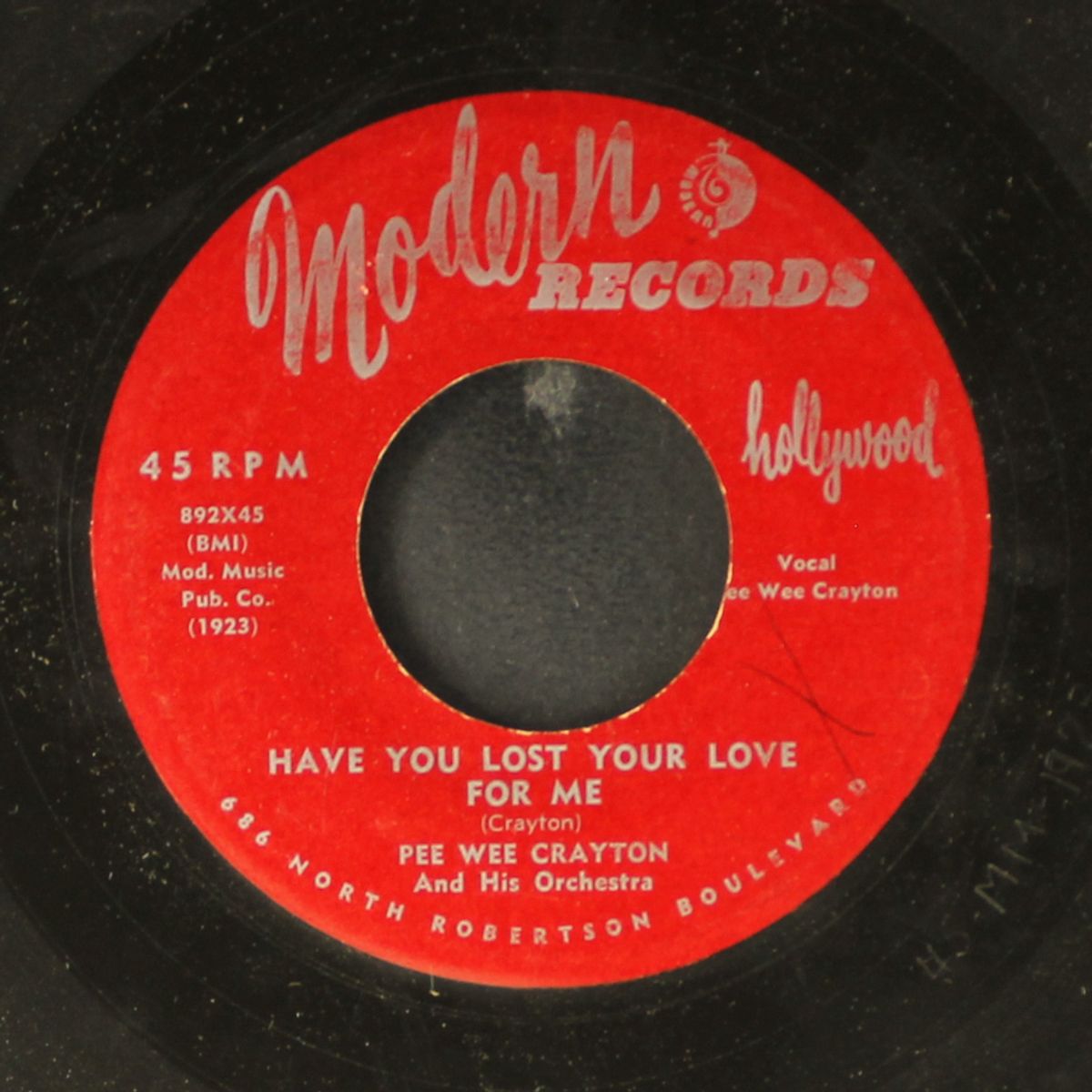 cool evening / have you lost your love for me by PEE WEE CRAYTON