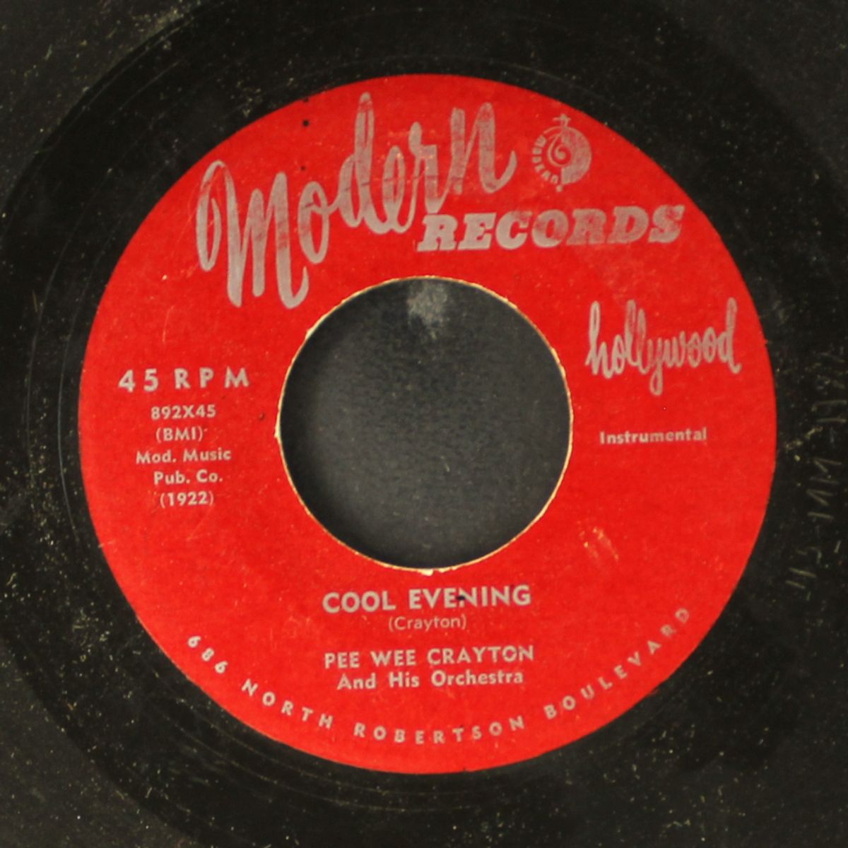 cool evening / have you lost your love for me by PEE WEE CRAYTON