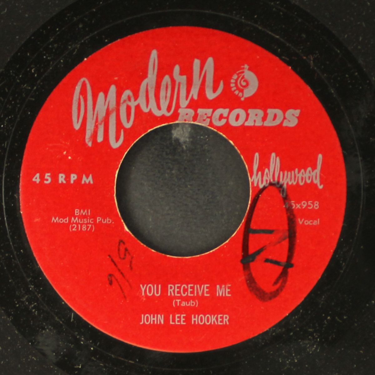taxi driver / you receive me by JOHN LEE HOOKER