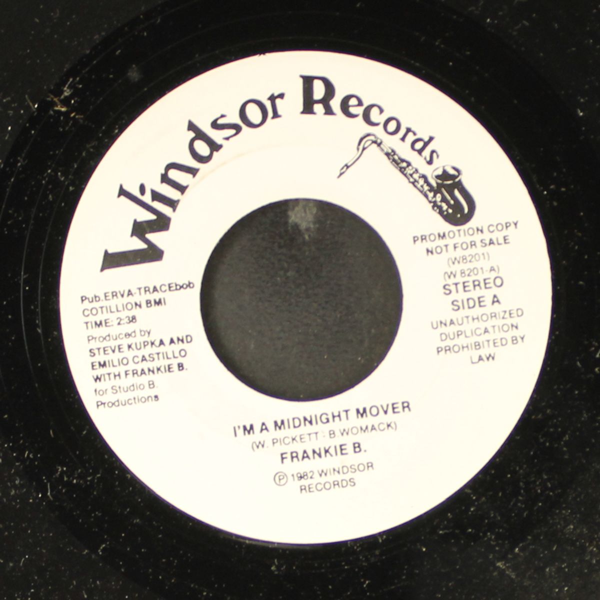 i'm a midnight mover / same by FRANKIE B.