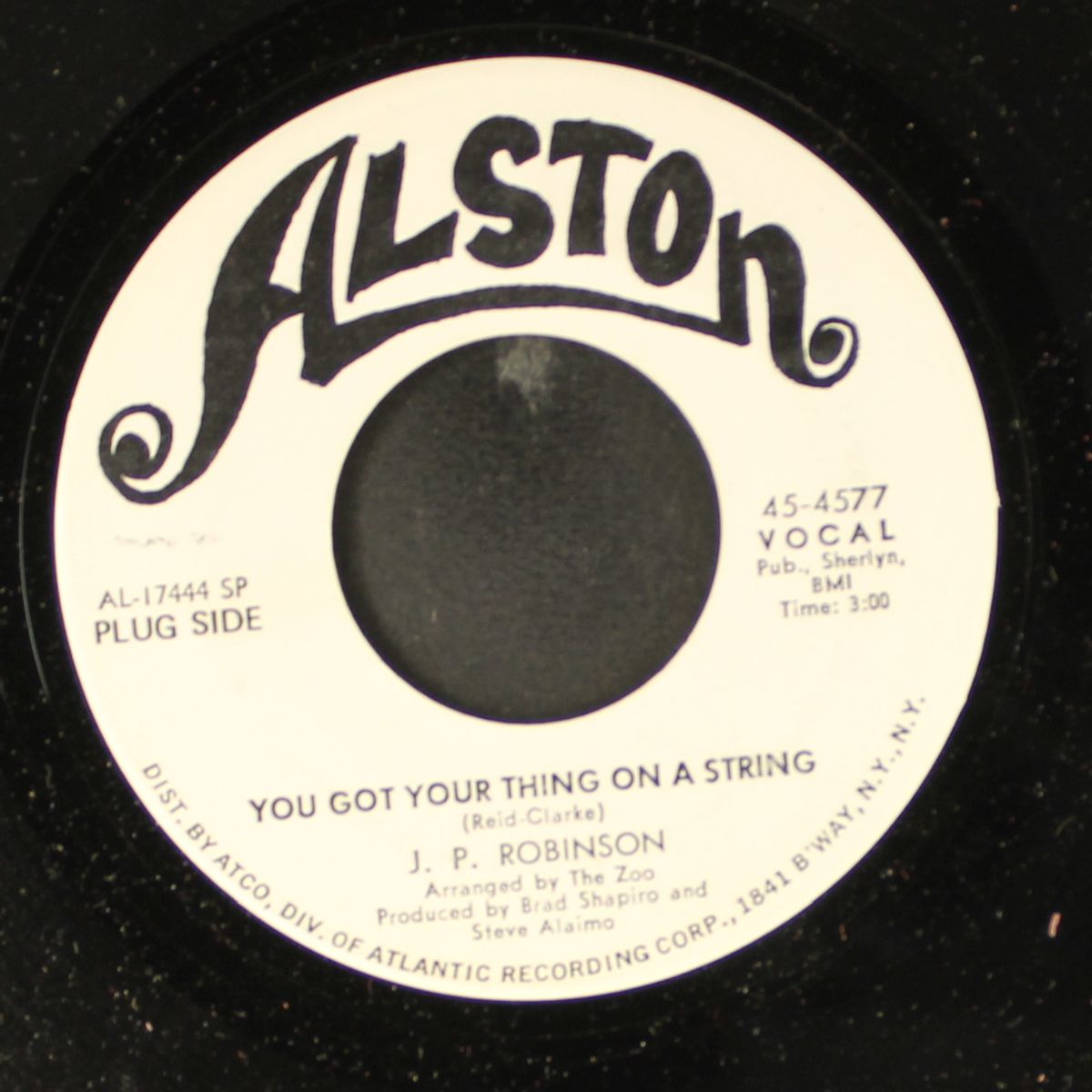 you got your thing on a string / love is not a stranger by J.P. ROBINSON