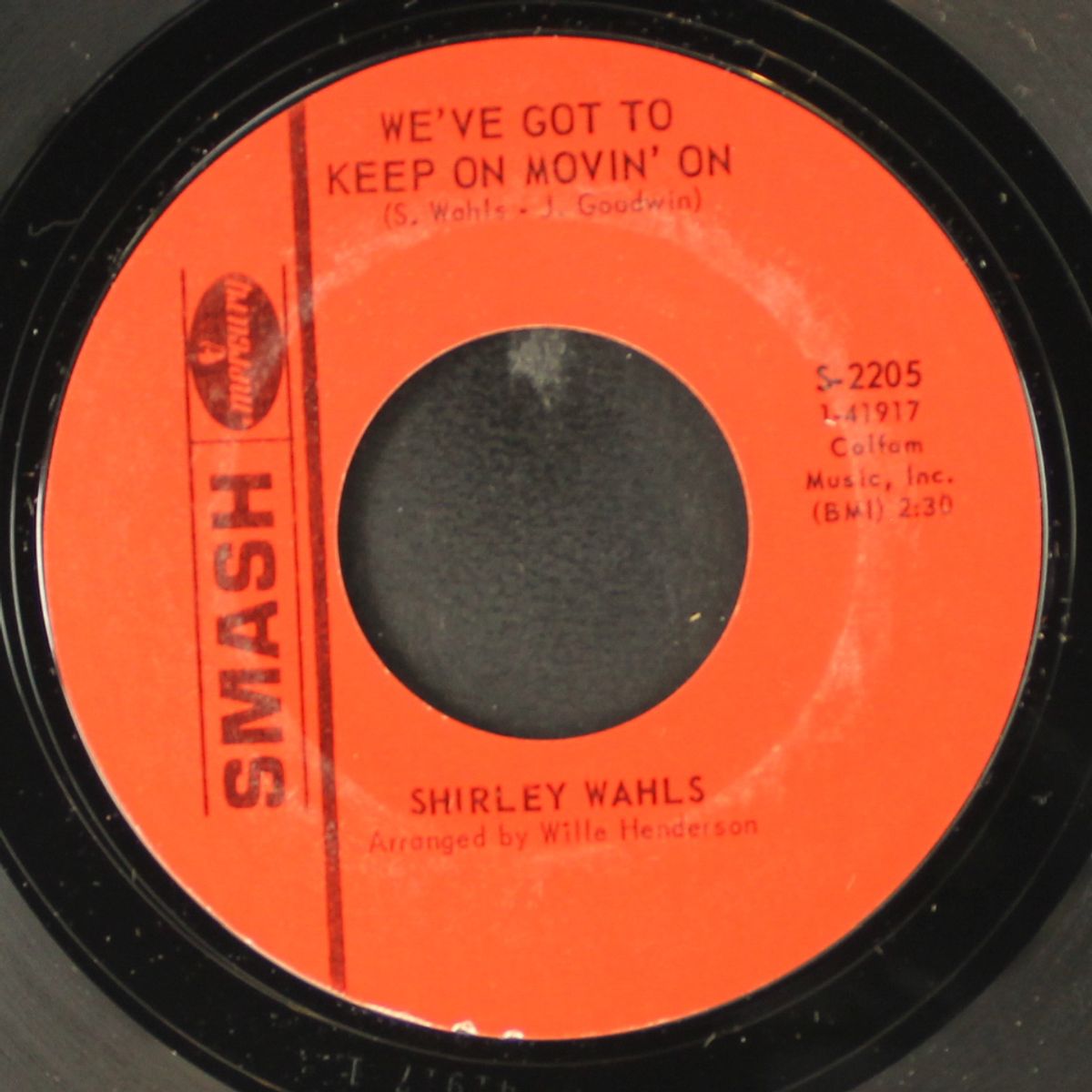 cry myself to sleep / we've got to keep on movin' on by SHIRLEY WAHLS