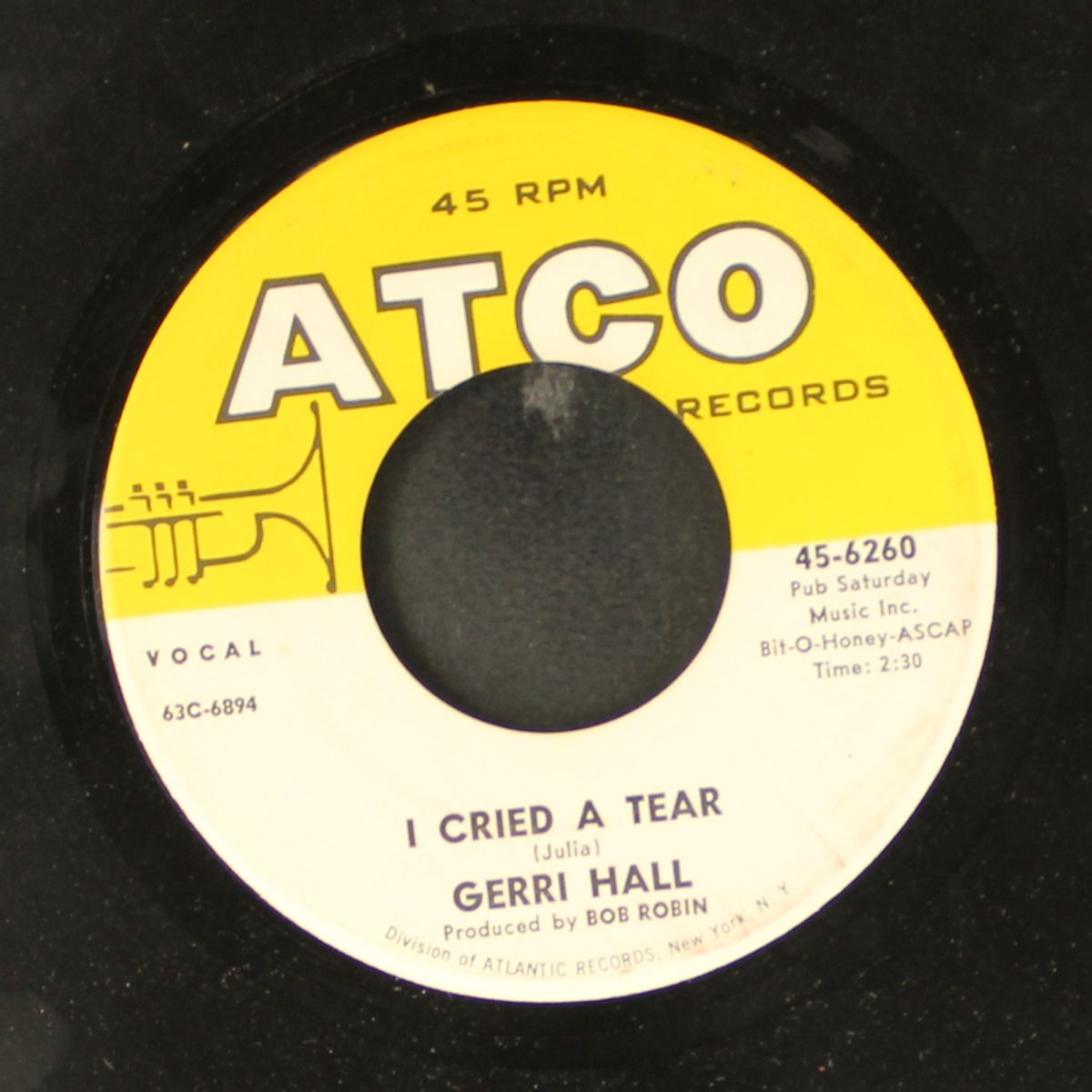 i cried a tear / mr. blues by GERRI HALL