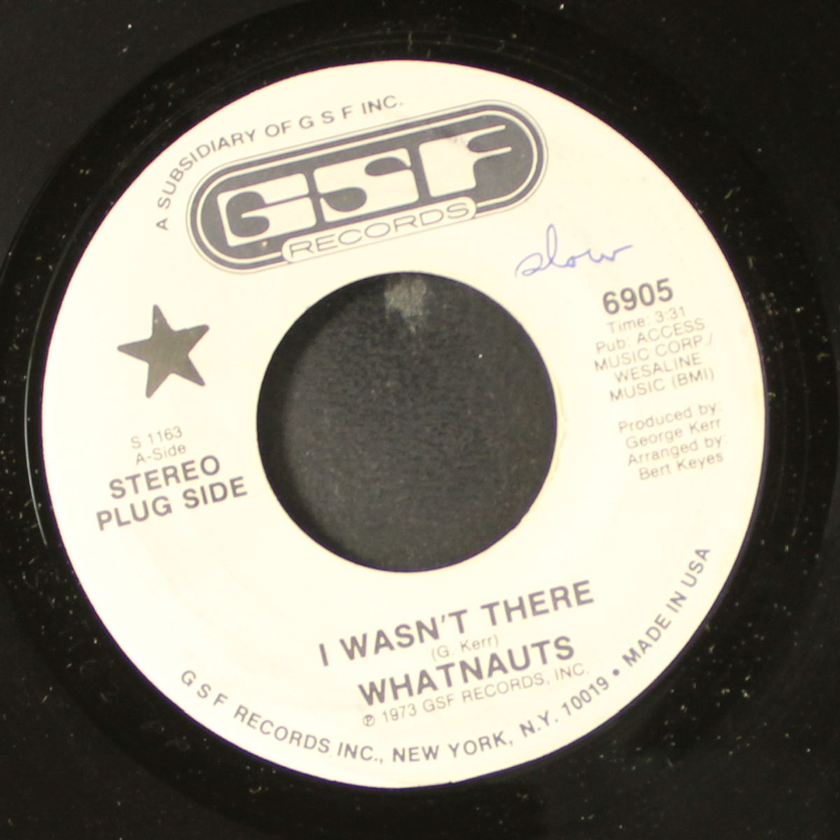 give him up / i wasn't there by WHATNAUTS