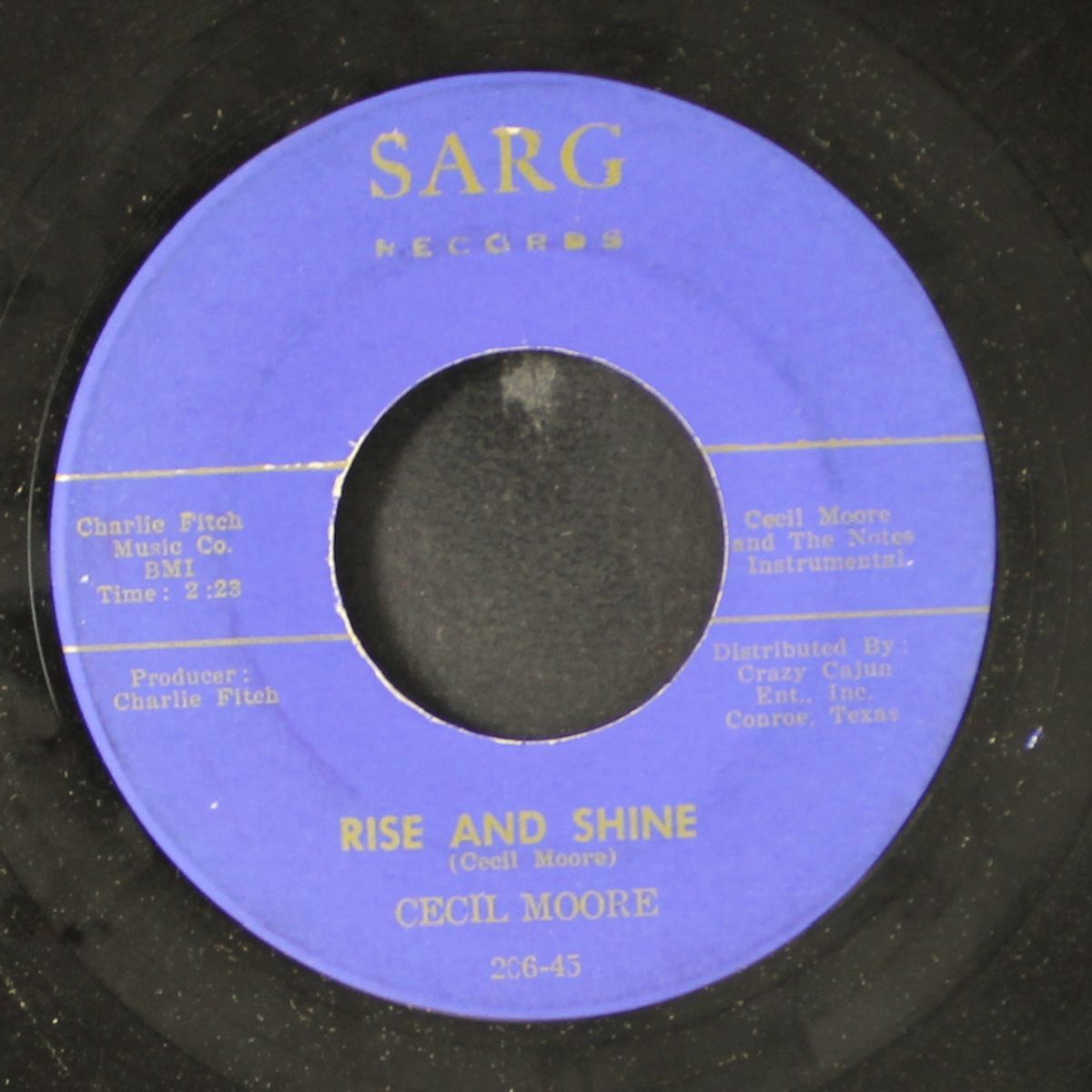 diamond back / rise and shine by CECIL MOORE