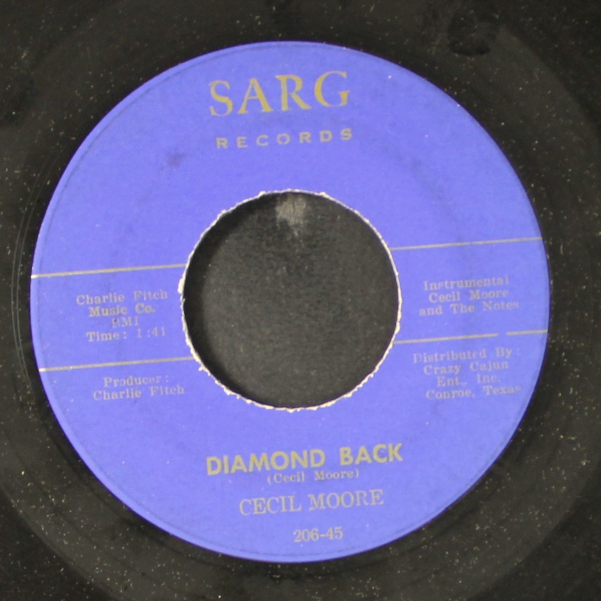 diamond back / rise and shine by CECIL MOORE