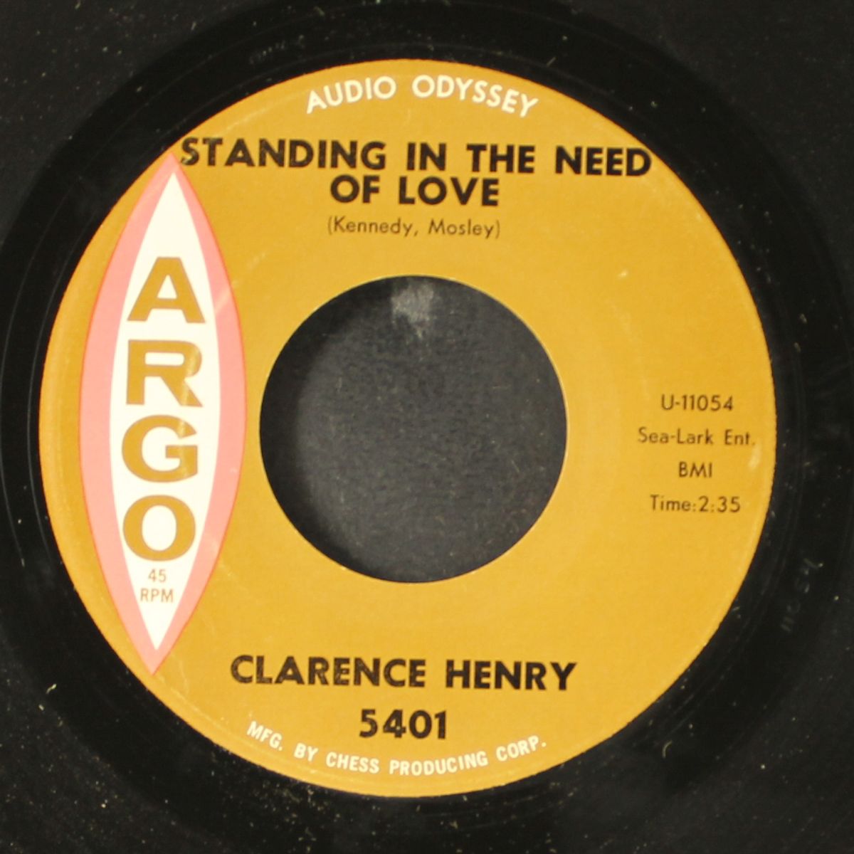 on bended knees / standing in the need of love by CLARENCE HENRY