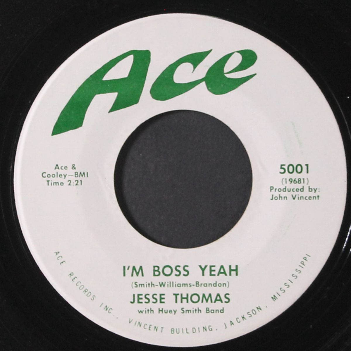i'm boss yeah / that'll get it by JESSE THOMAS