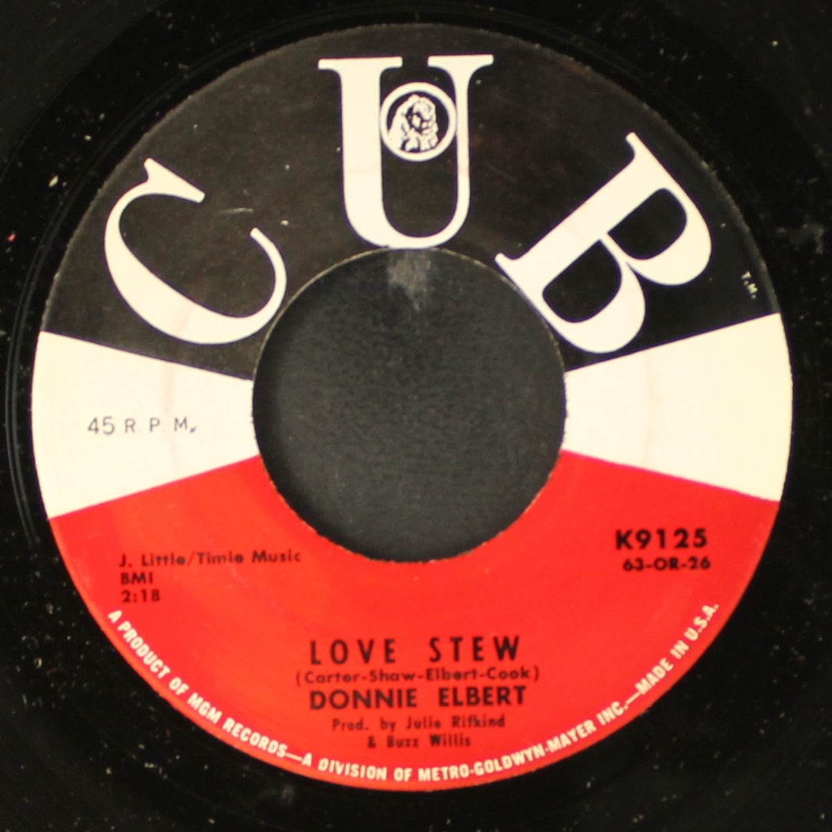 don't cry my love / love stew by DONNIE ELBERT