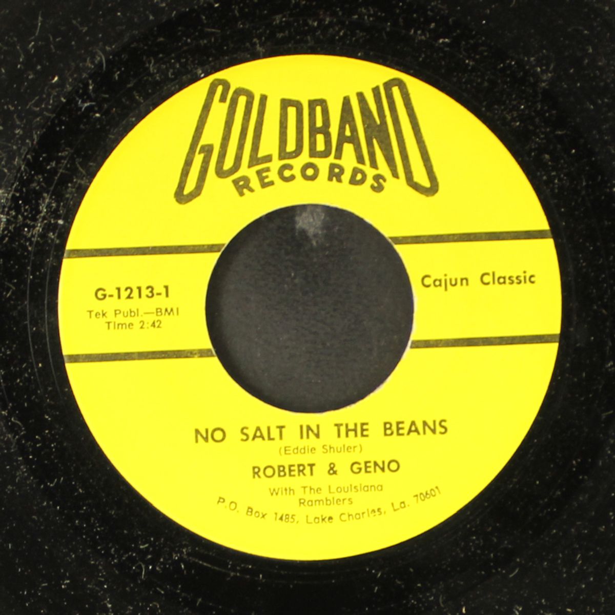 no salt in the beans / seagram 7 here we go again by ROBERT & GENO