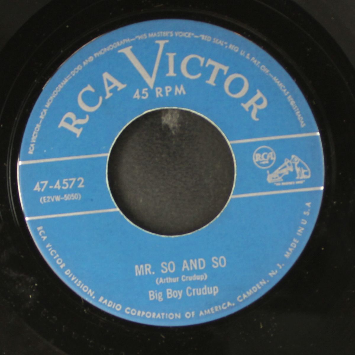 goin' back to georgia / mr. so and so by BIG BOY CRUDUP