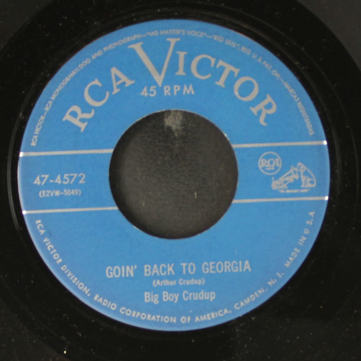 goin' back to georgia / mr. so and so by BIG BOY CRUDUP