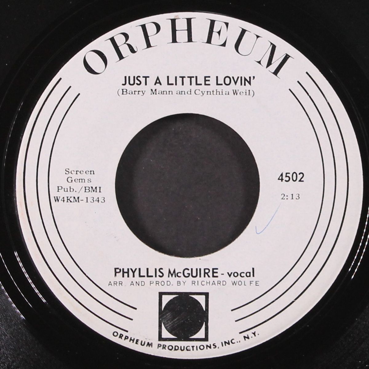 just a little lovin' / you don't have the heart to tell me by PHYLLIS MCGUIRE