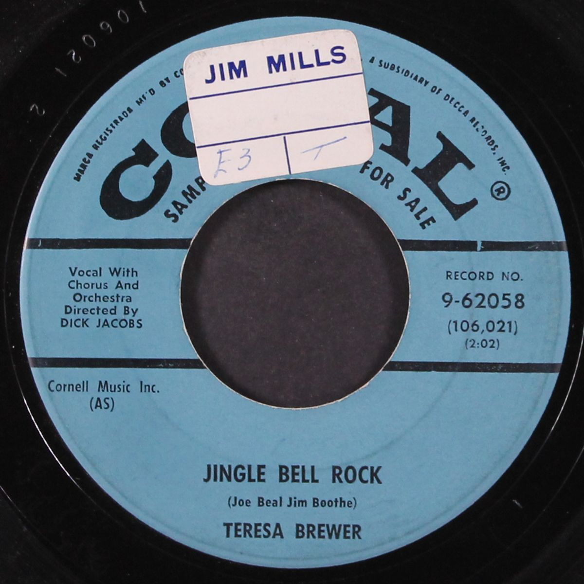 i like christmas / jingle bell rock by TERESA BREWER