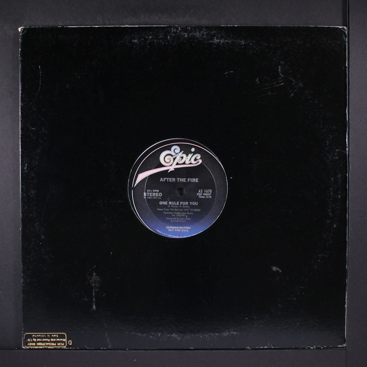 dancing in the shadows / one rule for you by AFTER THE FIRE