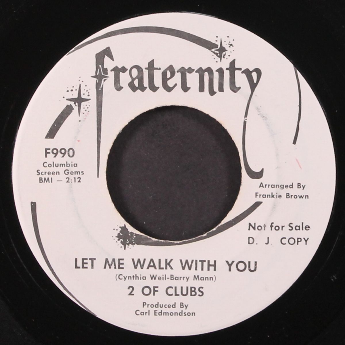 let me walk with you / you love me by 2 OF CLUBS