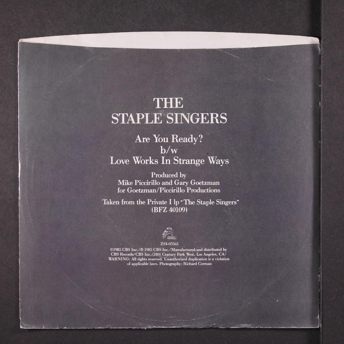 are you ready / love works in strange ways by STAPLE SINGERS