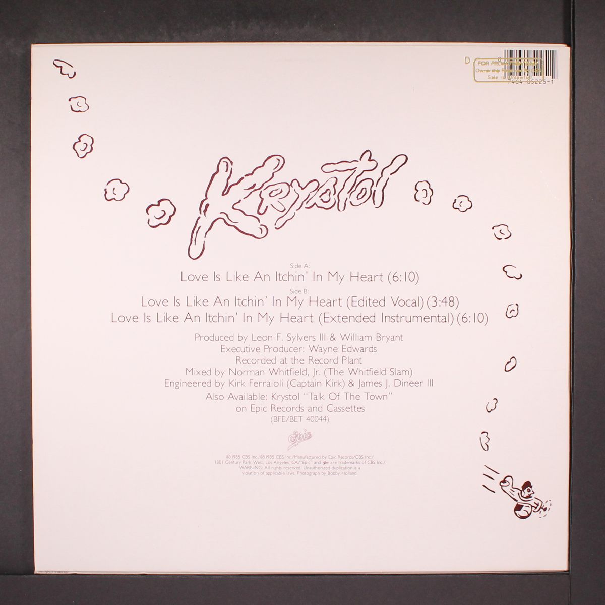 love is like an itchin' in my heart / short & instro by KRYSTOL