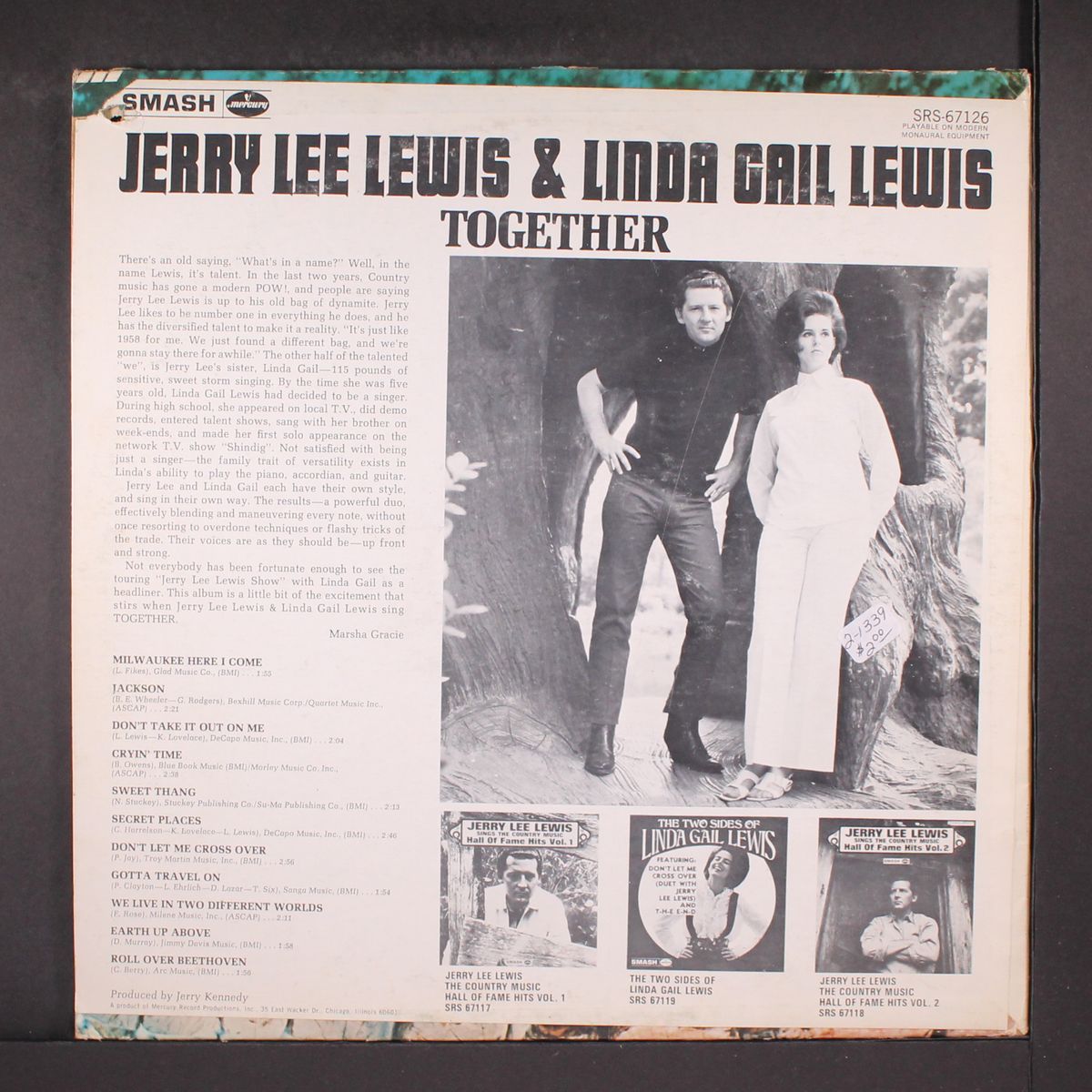 together by JERRY LEE & LINDA GAIL LEWIS