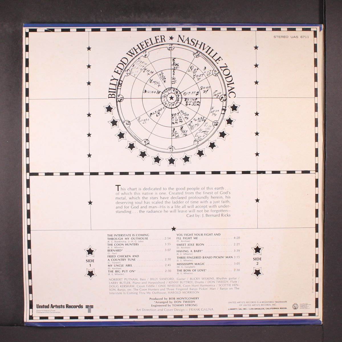 nashville zodiac by BILLY EDD WHEELER