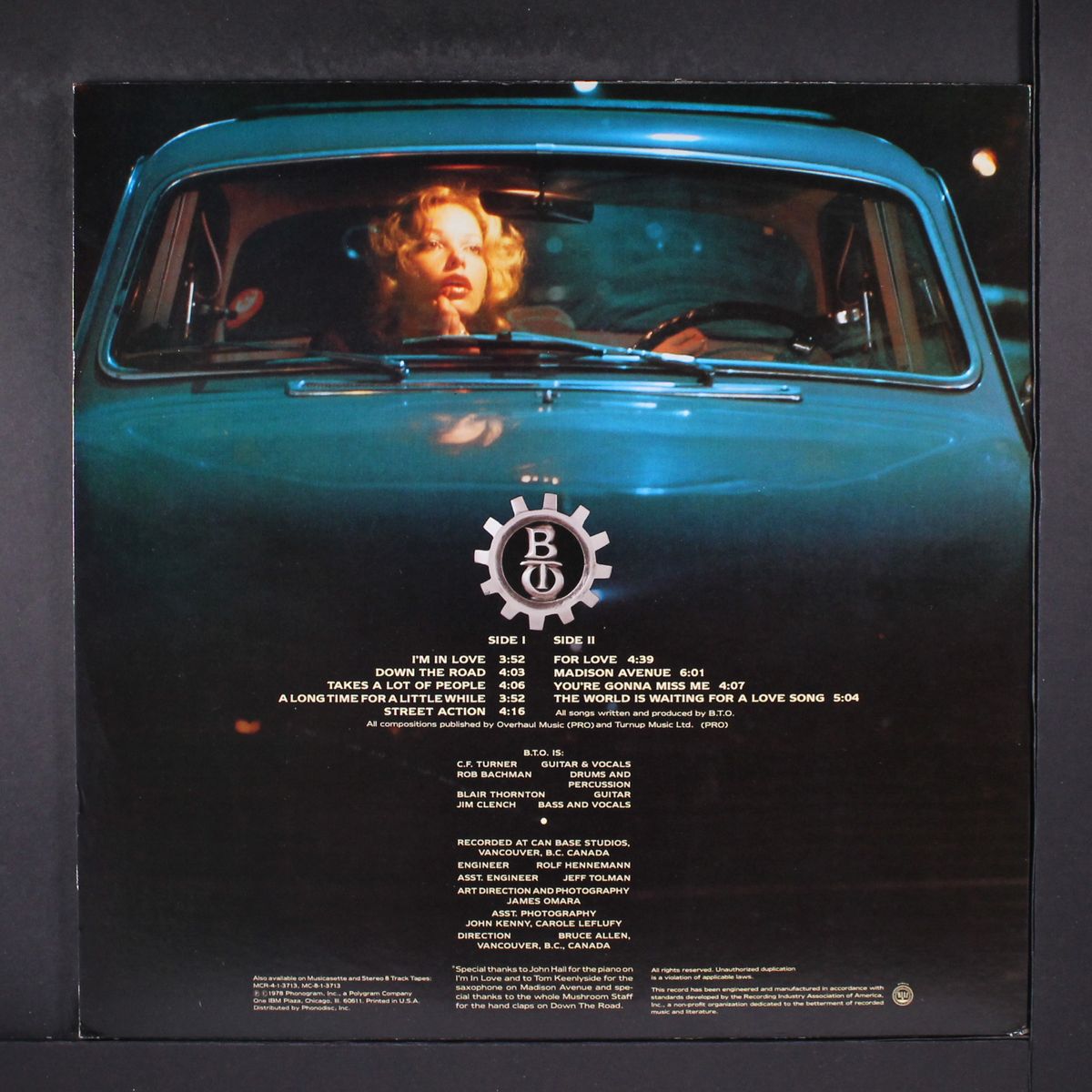 street action by BACHMAN-TURNER OVERDRIVE