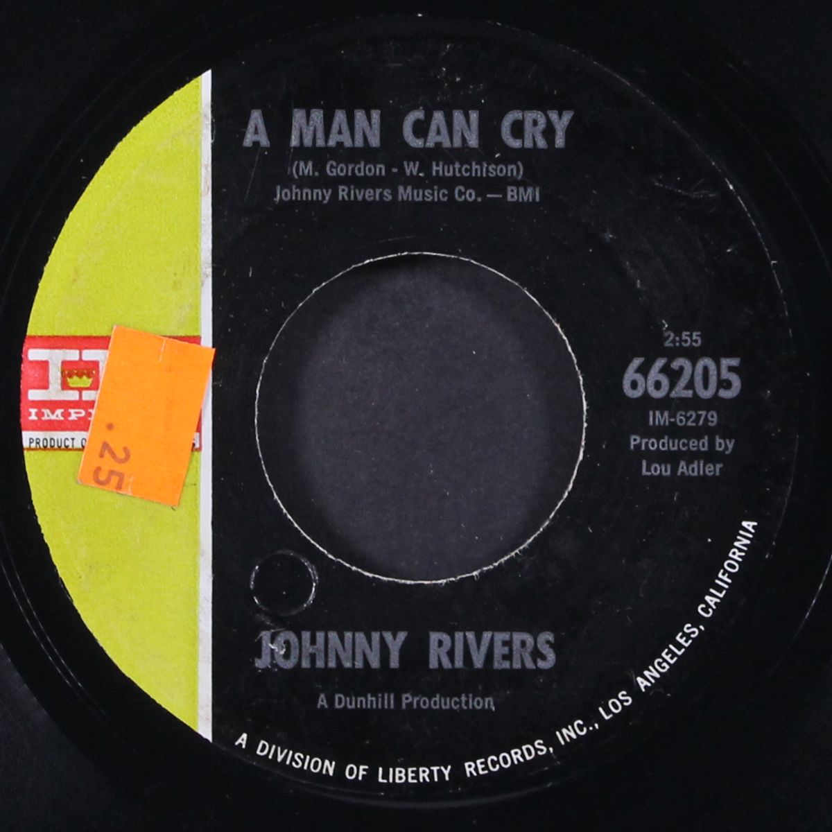 poor side of town / a man can cry by JOHNNY RIVERS