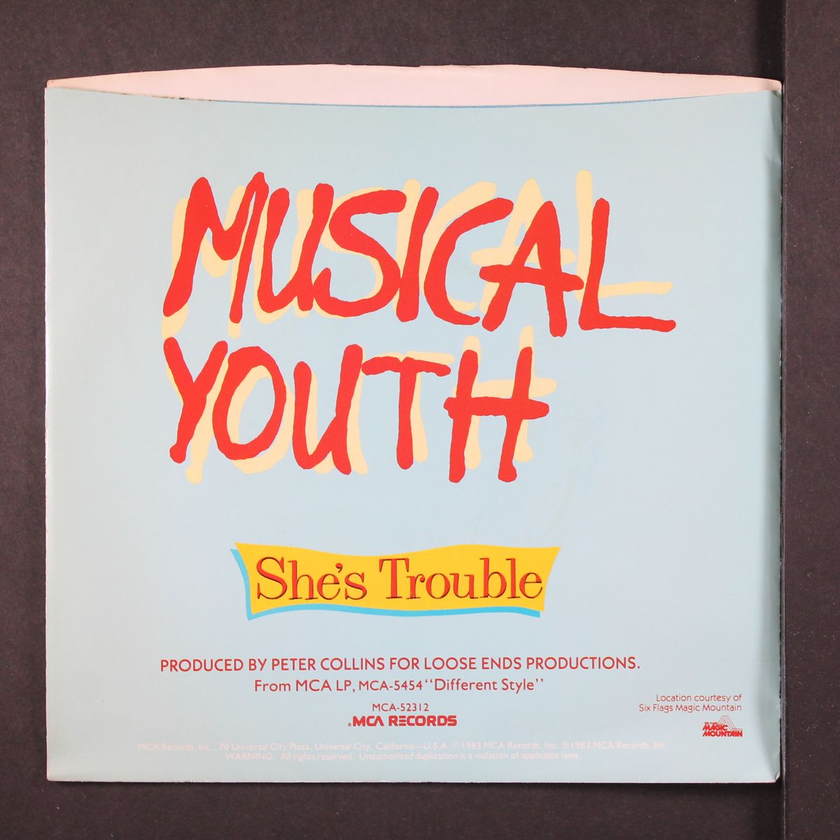 she's trouble / yard stylee by MUSICAL YOUTH