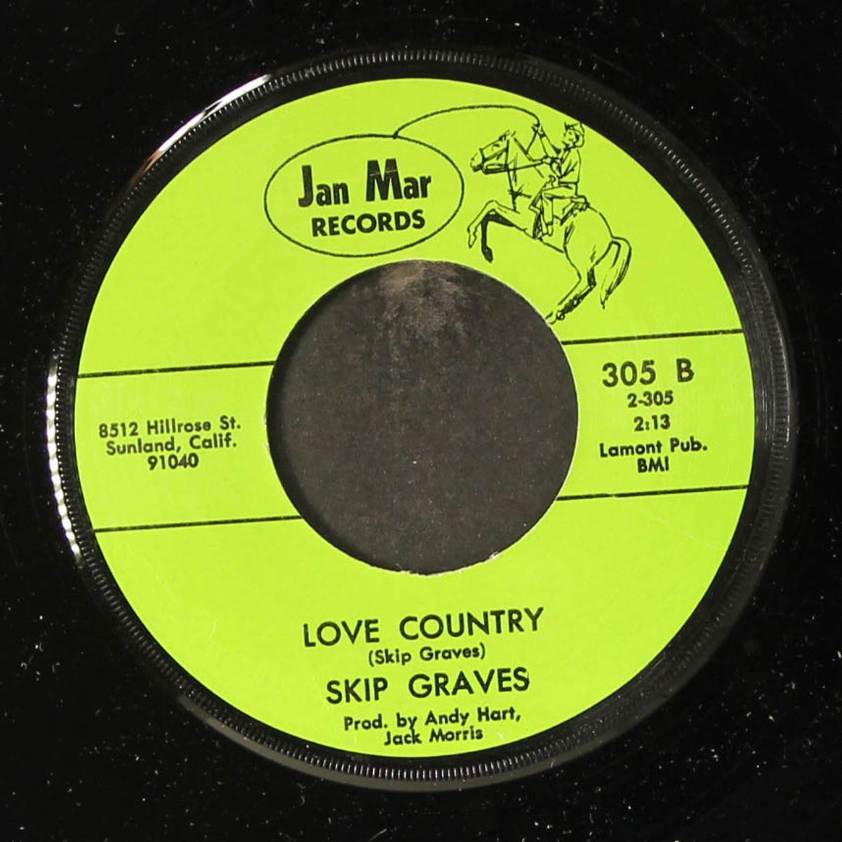 nothing and you / love country by SKIP GRAVES
