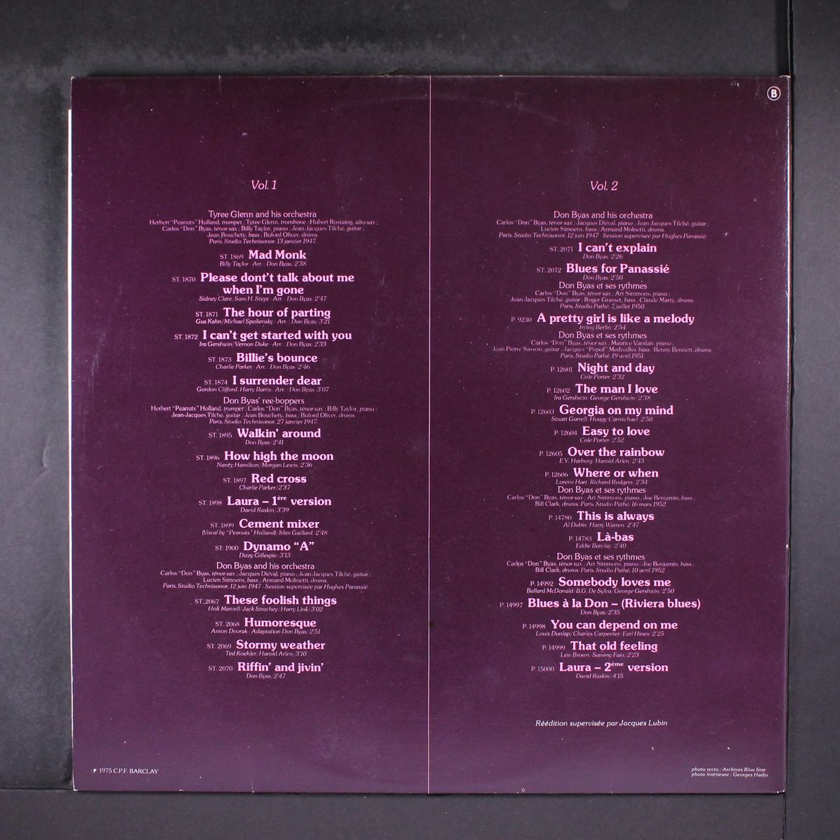ambiances et slows by DON BYAS
