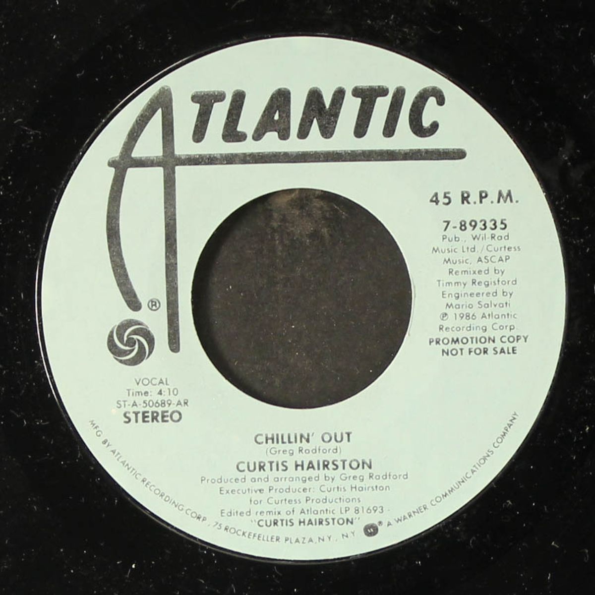 chillin' out / same by CURTIS HAIRSTON