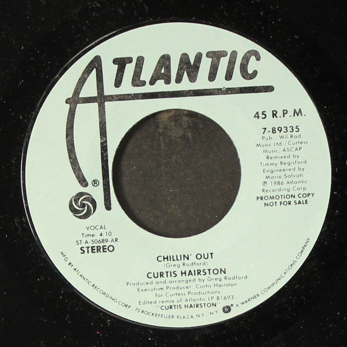 chillin' out / same by CURTIS HAIRSTON