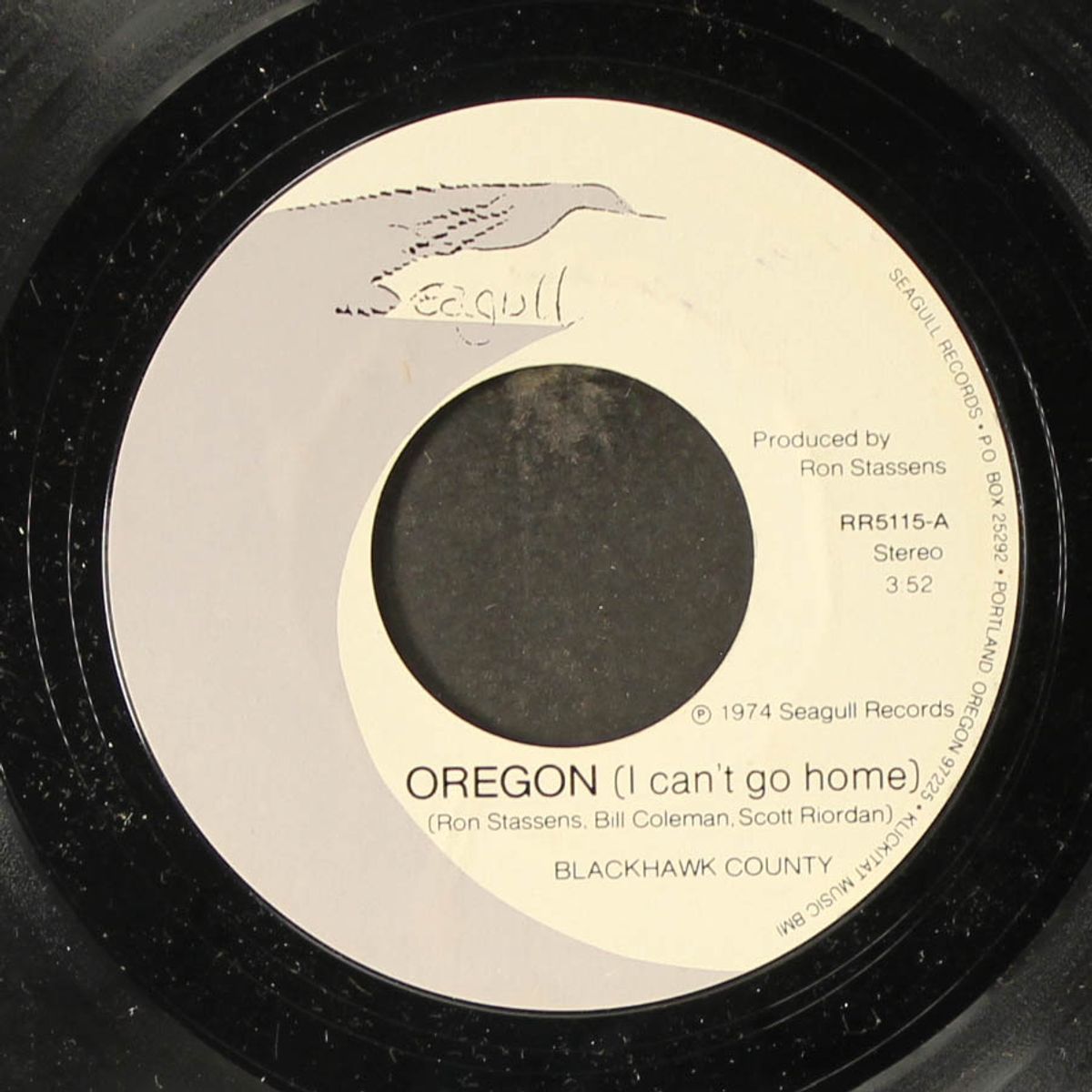 oregon (i can't go home) / helplessly by BLACKHAWK COUNTY
