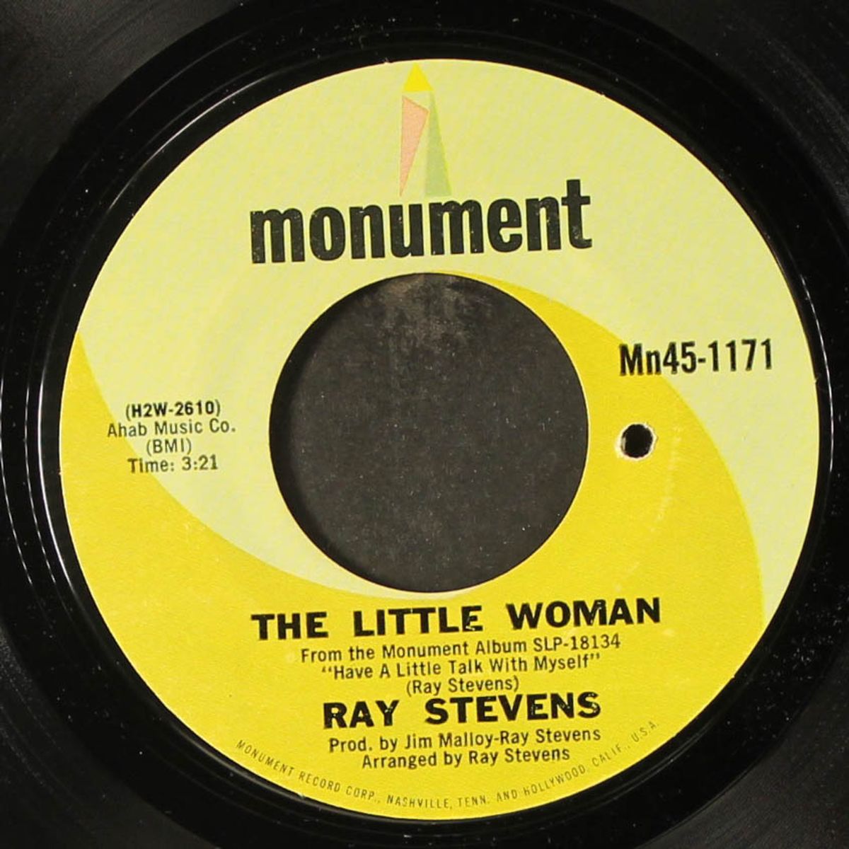 the little woman / have a little talk with myself by RAY STEVENS
