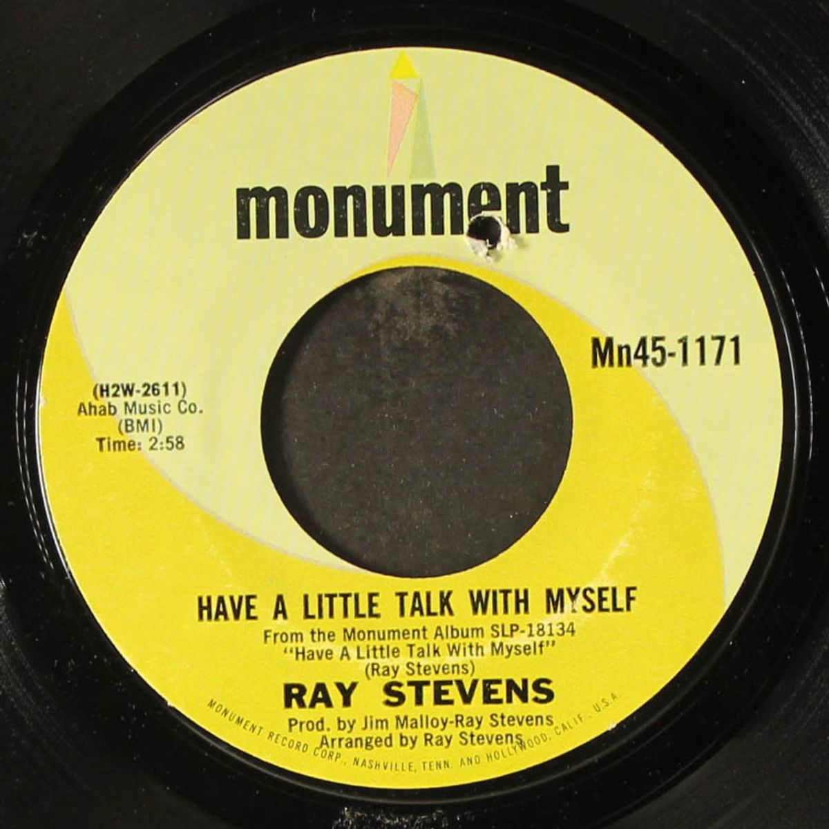 the little woman / have a little talk with myself by RAY STEVENS