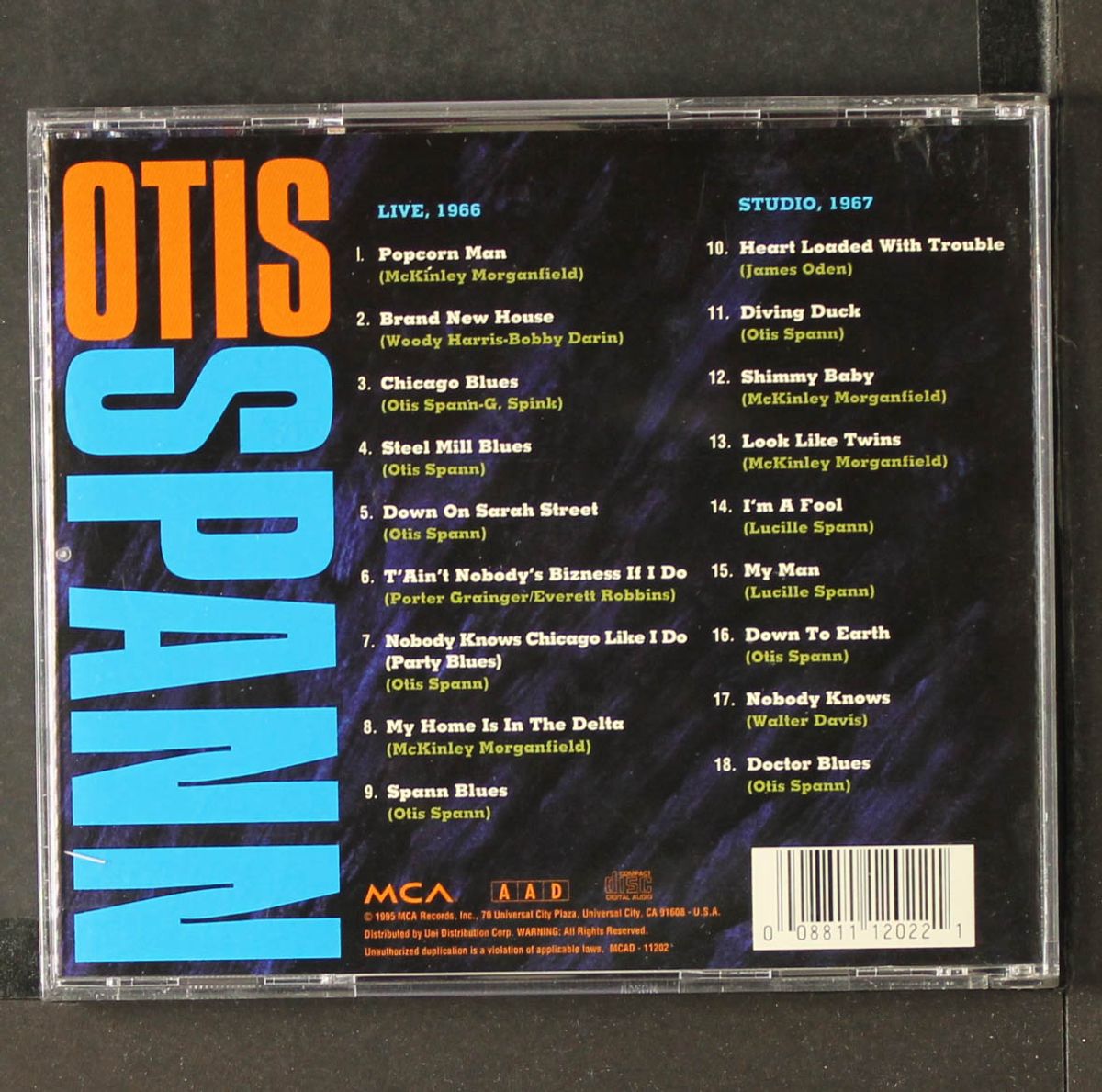 down to earth the bluesway recordings by OTIS SPANN