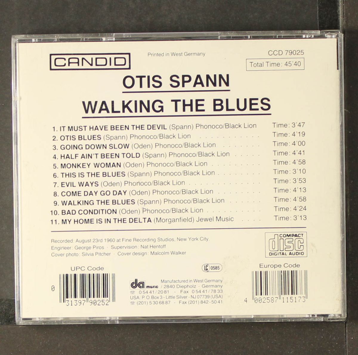 walking the blues by OTIS SPANN