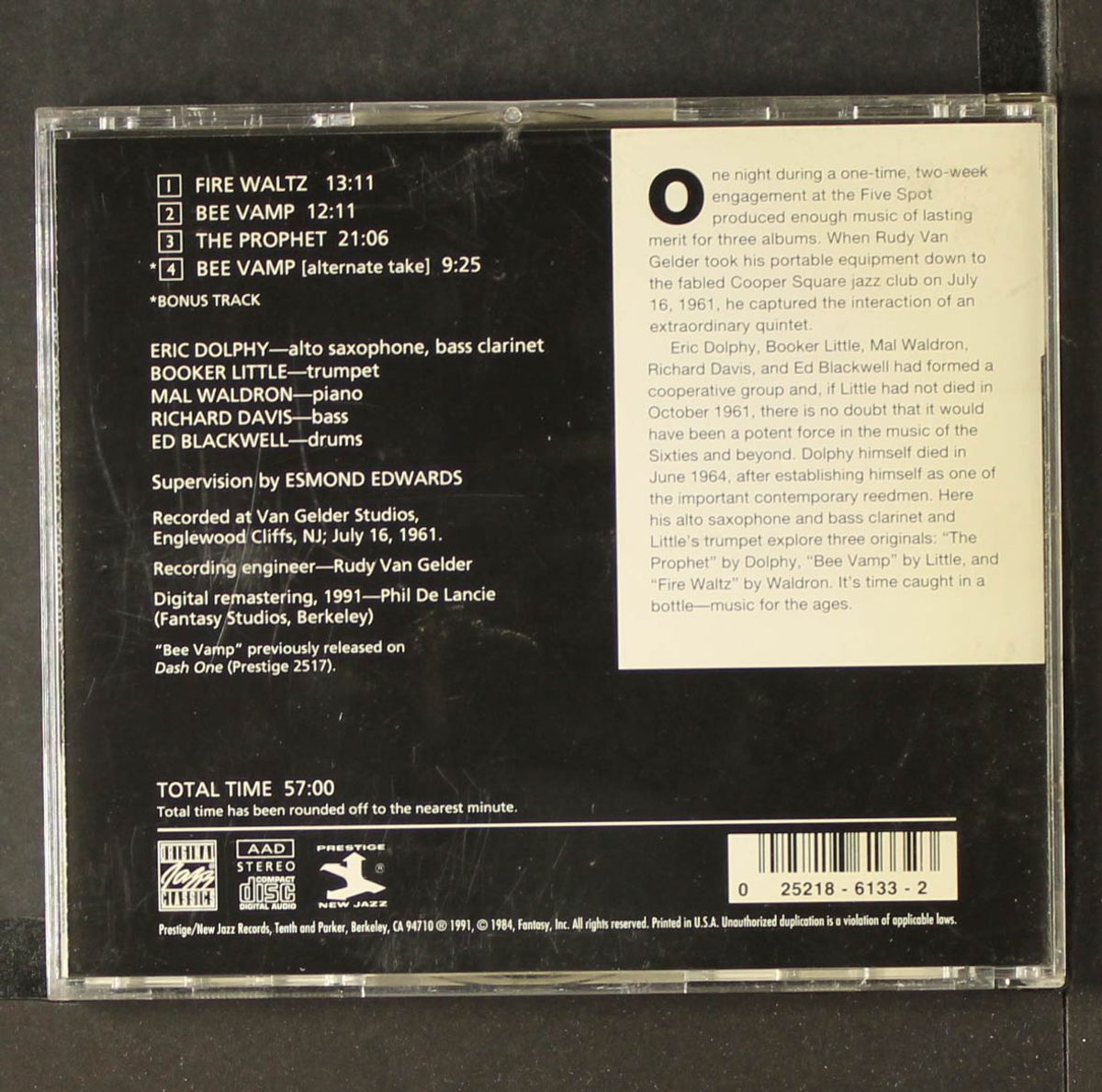 at the five spot, volume 1 by ERIC DOLPHY