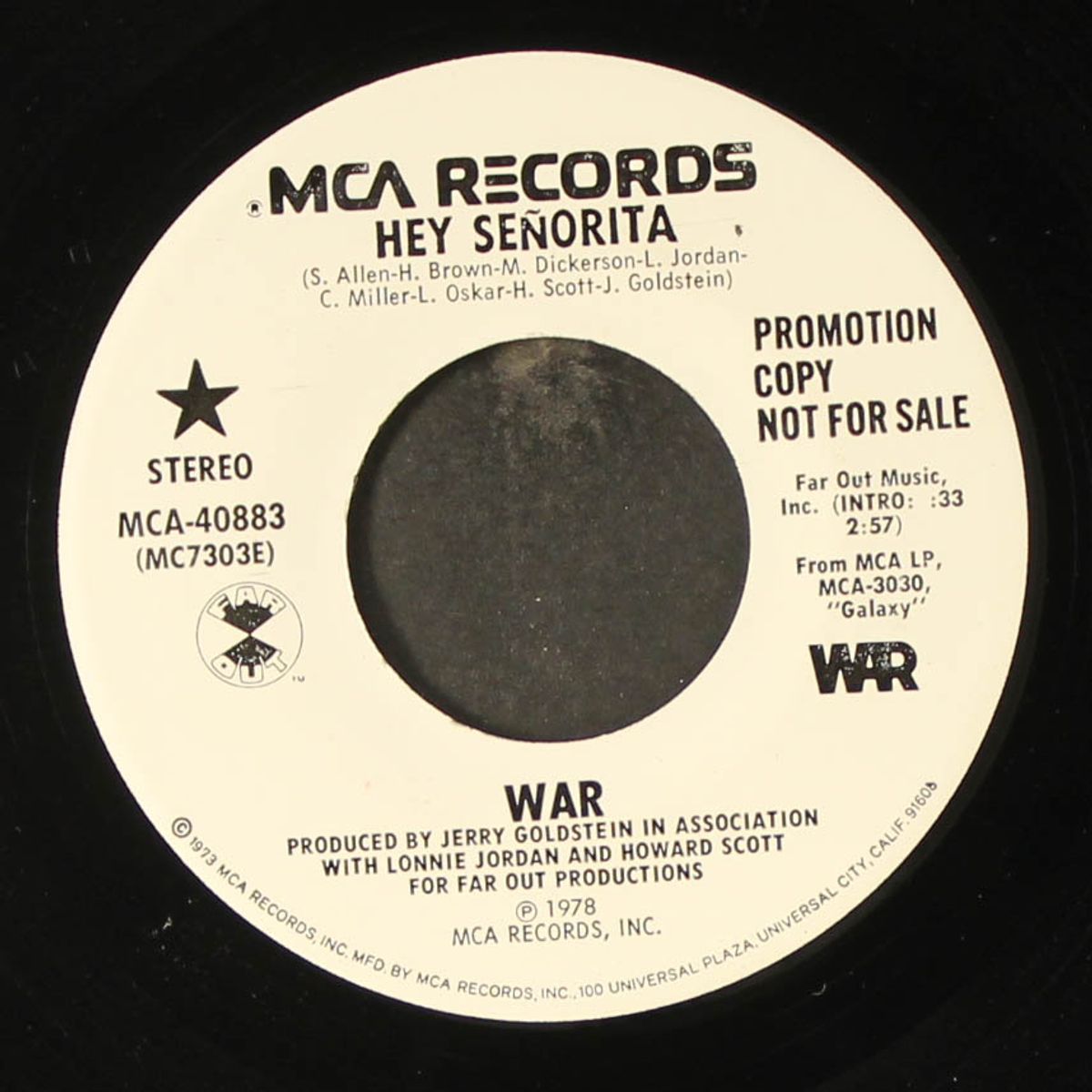 hey senorita by WAR