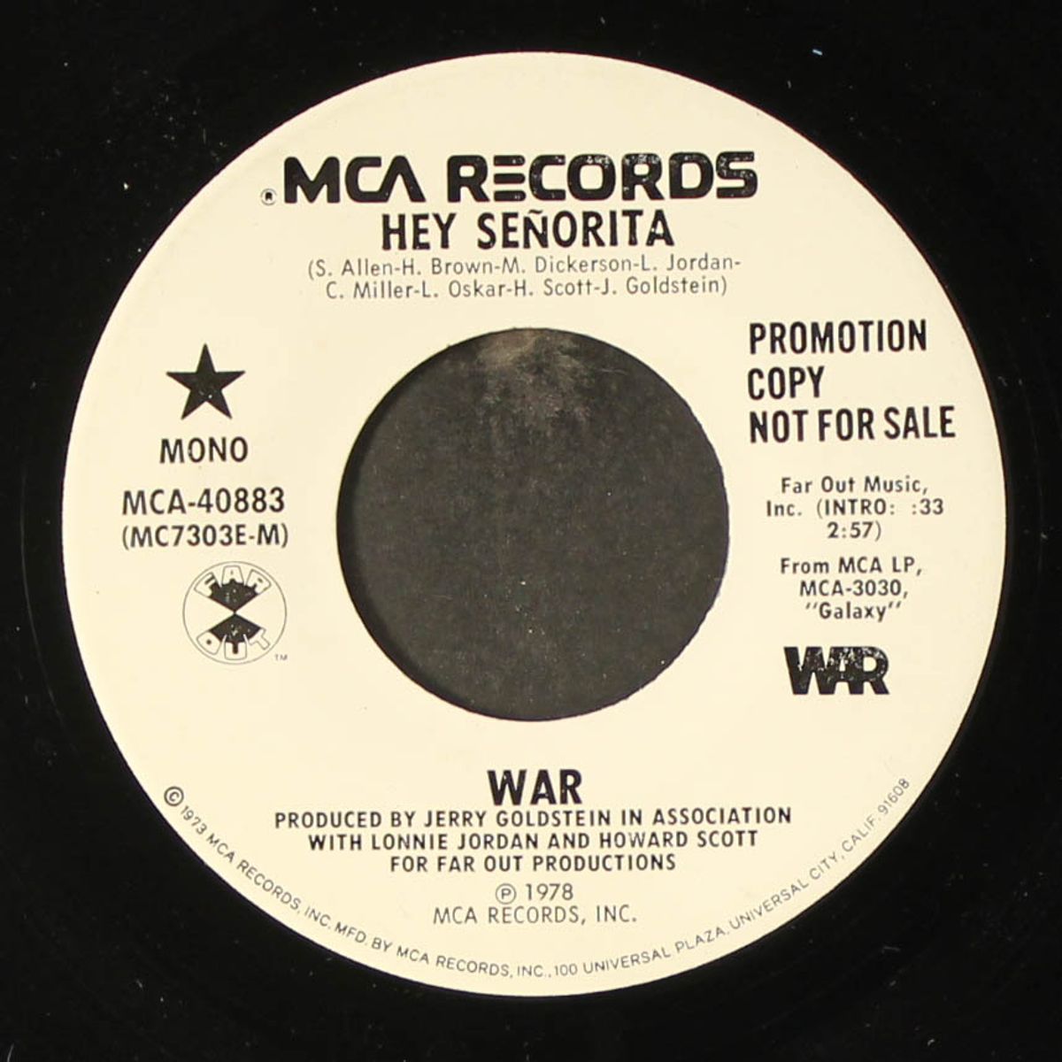 hey senorita by WAR