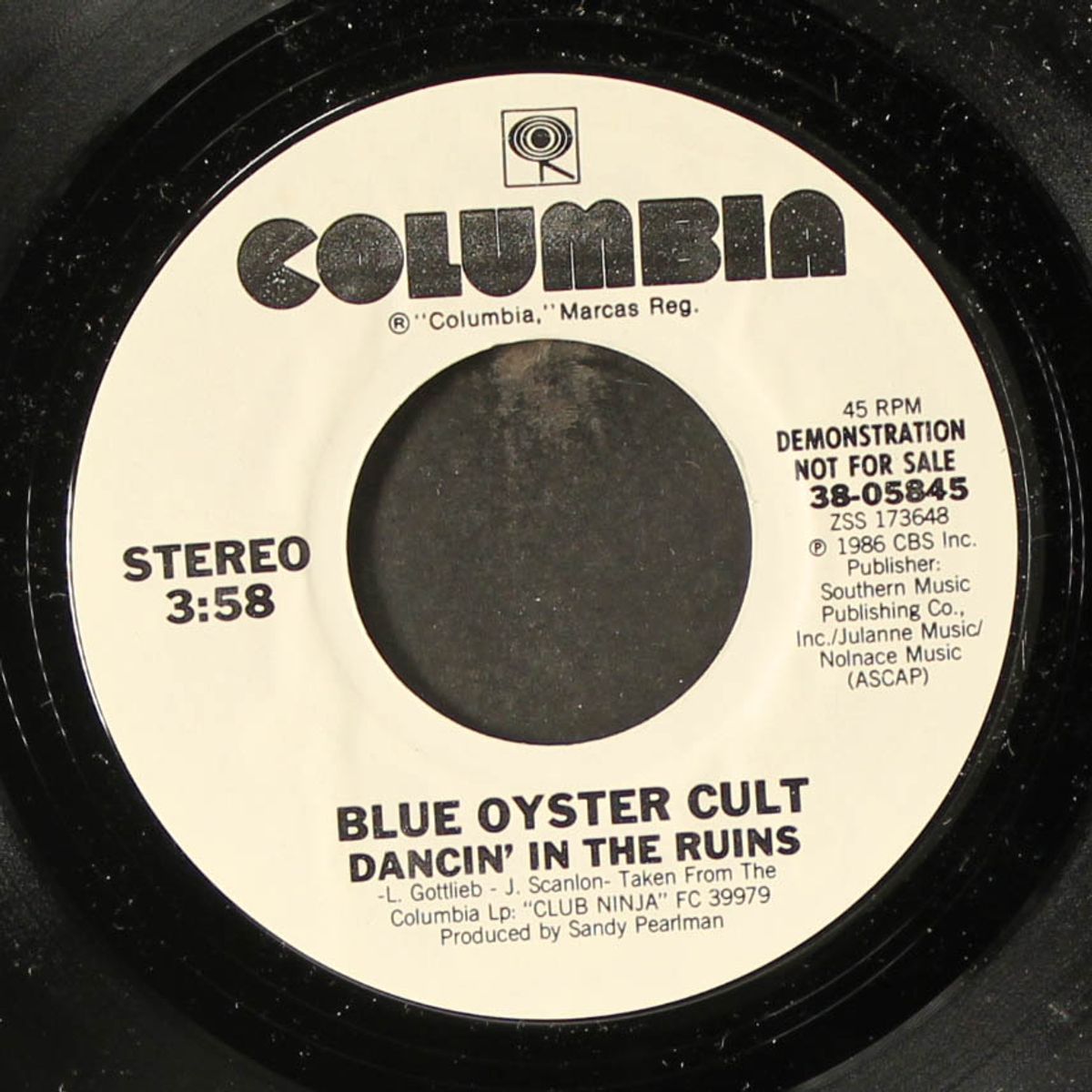 dancin' in the ruins by BLUE OYSTER CULT