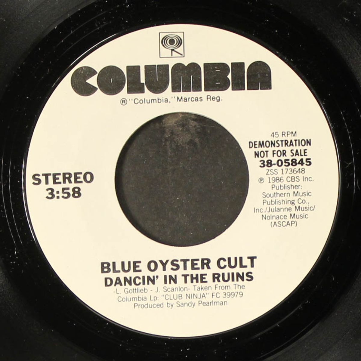 dancin' in the ruins by BLUE OYSTER CULT
