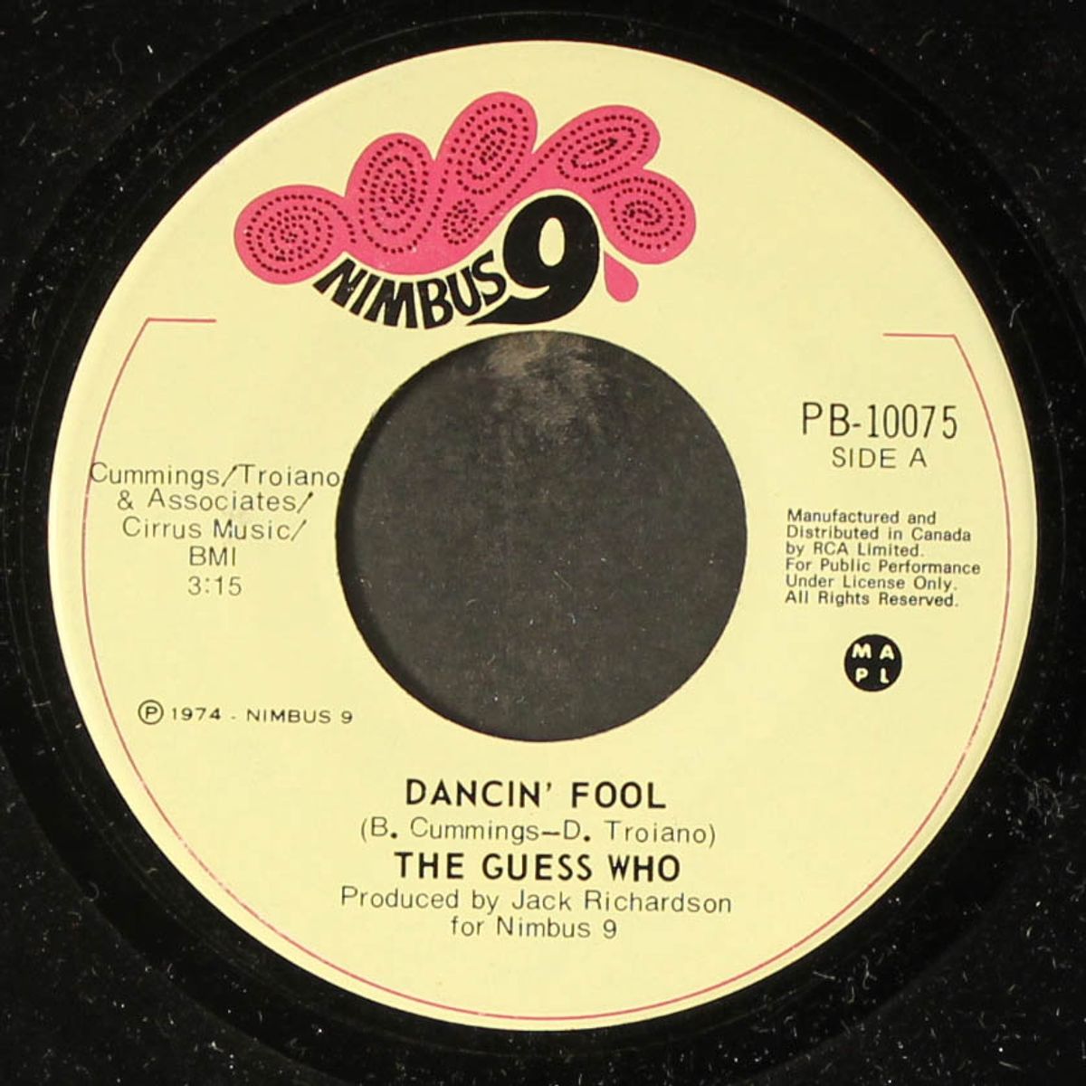 dancin' fool by GUESS WHO