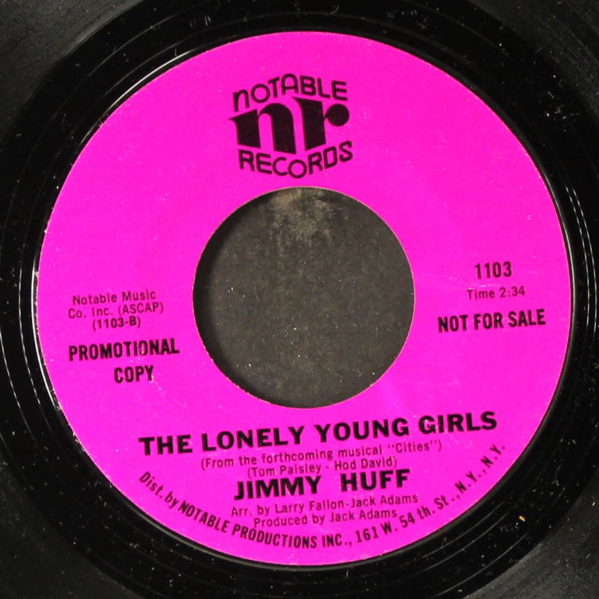 i'd love making love to you / the lonely young girl by JIMMY HUFF