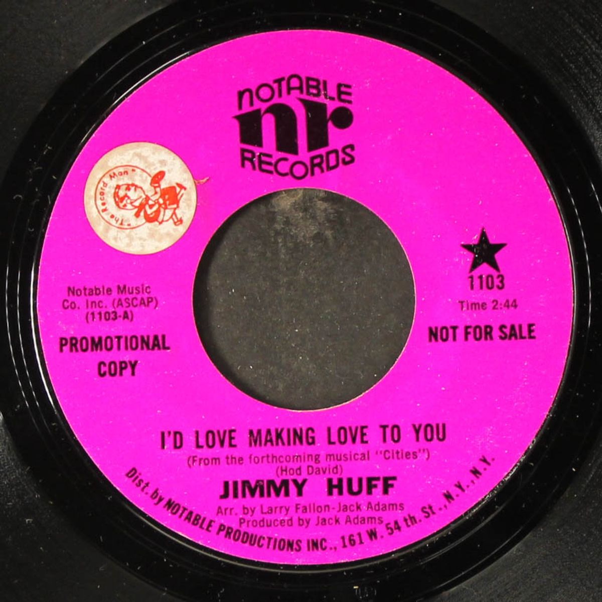 i'd love making love to you / the lonely young girl by JIMMY HUFF